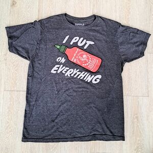 Ripple Junction Charcoal Gray Sriracha T-Shirt Sz M